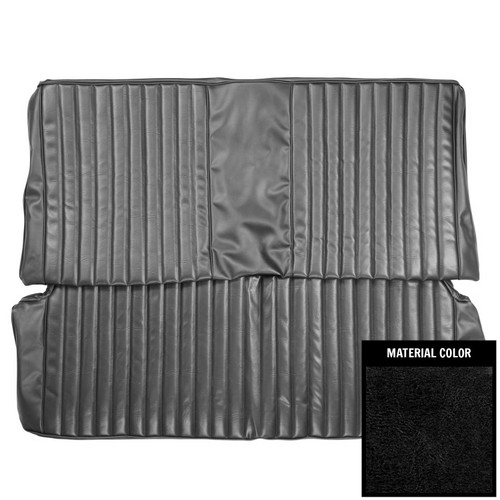 1974 Duster, 360; Dart Sport, 360; Hardtop; Rear Bench Seat Cover; Black