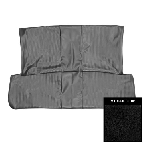 1975 Chevrolet Nova 2-Door Sedan/Hatchback Standard Black Rear Bench Seat Cover