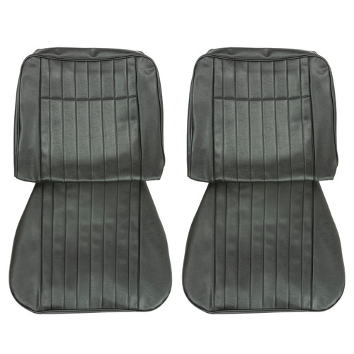 1962 Chevrolet Corvair; Front Bucket Seat Covers; Black