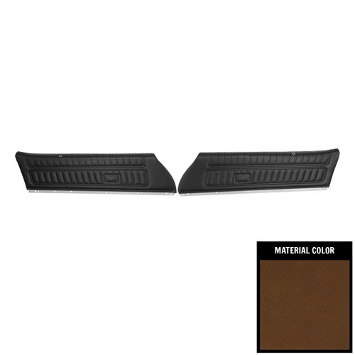 1972-1975 Camaro/Firebird Standard. Pre-Assembled Dark Saddle Front Door Panels