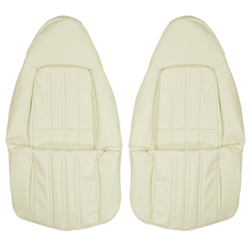 1977 Chevrolet Malibu/Laguna White Swivel Bucket Seat Covers