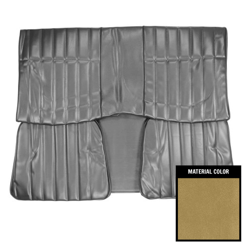 1977 Camaro; Coupe; Standard; Rear Bench Seat Cover; Saddle