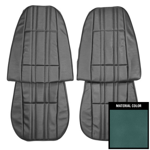 1977-1978 Nova 2-Door Sedan Standard Light Blue Front Bucket Seat Covers