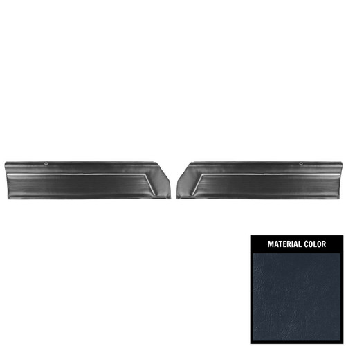 1978-80 Malibu, El Camino; Pre-Assembled Front Door Panels; Navy Blue
