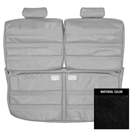 1978-80 Malibu Classic, El Camino; w/o Armrest; Front Bench Seat Cover; Black