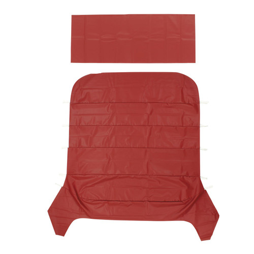 1962-65 Chevy II, Nova; 2 Door Hardtop; Basketweave Headliner; Dark Red