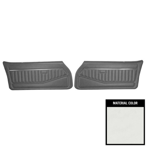 1978-79 Camaro/1978-81 Firebird Standard Pre-Assembled Oyster Front Door Panels (78FD86-P)