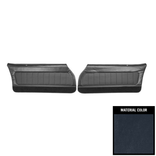 1978-79 Camaro; Berlinetta, LT; Cust Int; Vinyl Pre-Assm Frnt Dr Pnls; Navy Blue