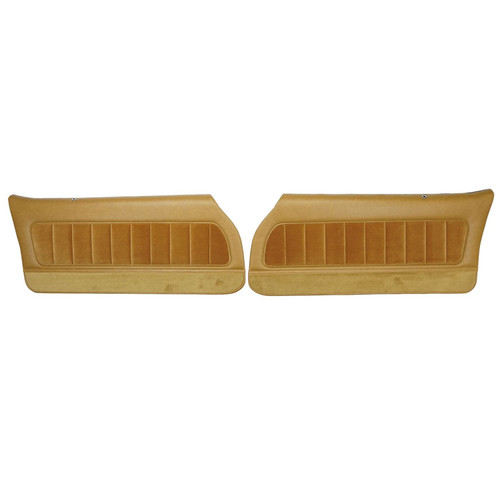 1978-79 Camaro; Berlinetta, LT; Cust Int; Cloth Pre-Assm Frnt Door Panels; Camel