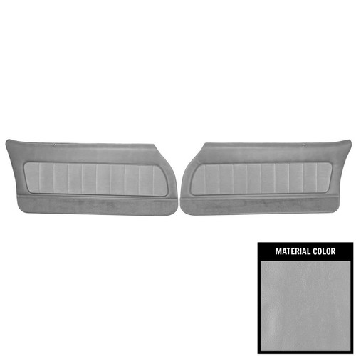 1978-79 Camaro; Berlinetta, LT; Cust Int; Cloth Pre-Assm Frnt Door Panls; Silver