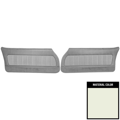 1978-79 Camaro; Berlinetta, LT; Cust Int; Cloth Pre-Assm Frnt Door Panls; Oyster