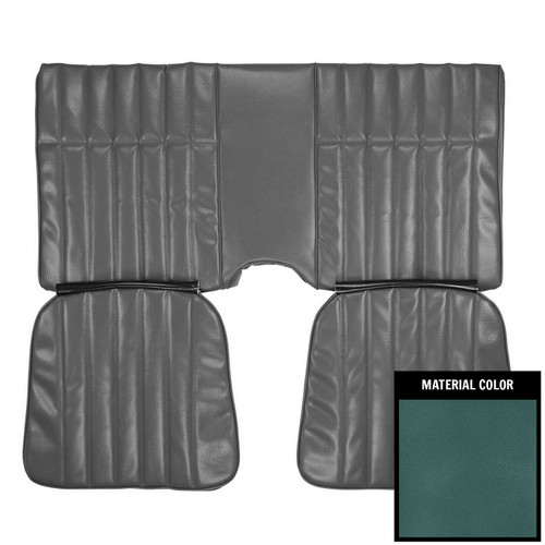 1979 Camaro; Coupe; Standard Rear Bench Seat Cover; Light Blue