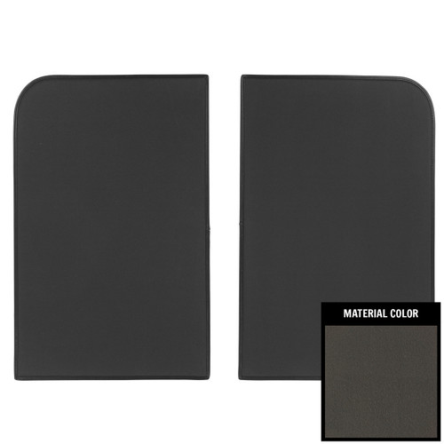 1978-88 GM G-Body; Foam-Back Cloth T-Top Sunshades; Graphite