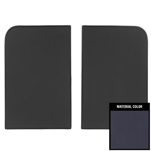 1978-88 GM G-Body; Foam-Back Cloth T-Top Sunshades; Blue