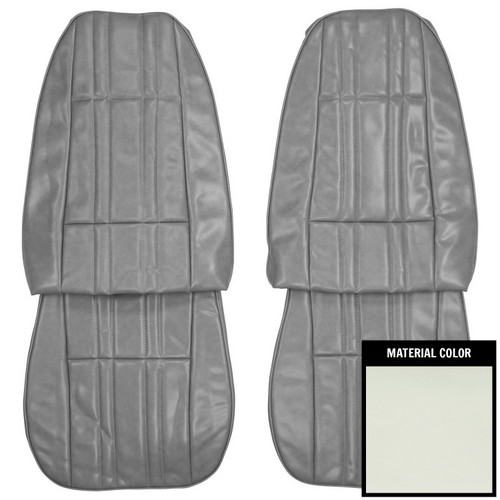 1979 Chevrolet Nova 2-Door Sedan Custom White Front Bucket Seat Covers