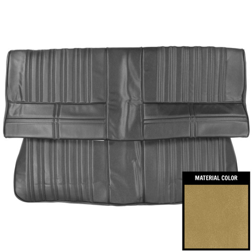1981-85 Oldsmobile Cutlass Supreme; Coupe; Vinyl Rear Bench Seat Cover; Saddle