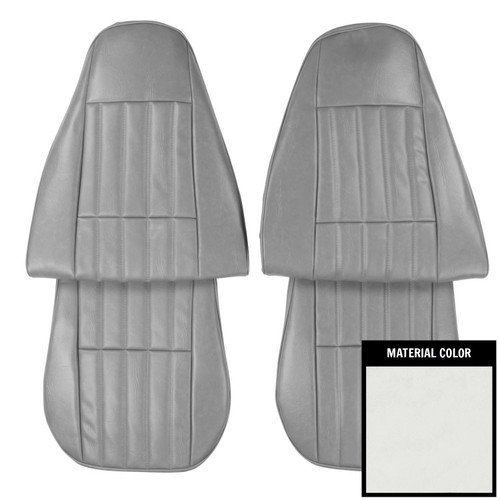 1980-81 Pontiac Firebird Standard Oyster Front Bucket Seat Covers