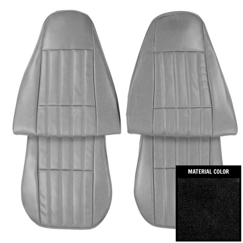 1980-81 Pontiac Firebird Standard Black Front Bucket Seat Covers