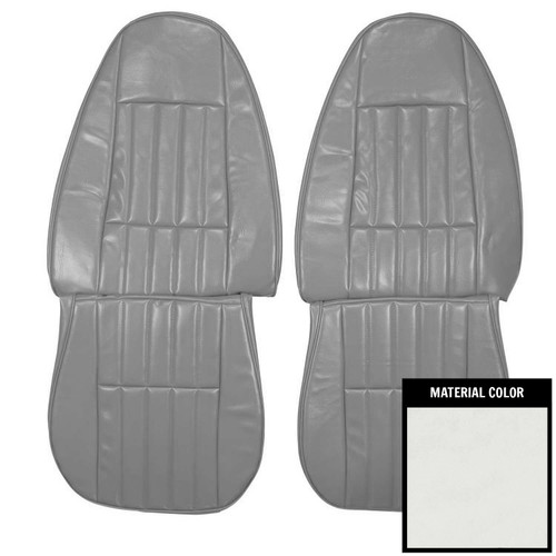 1980 Camaro; Coupe; Standard Front Bucket Seat Covers; Oyster