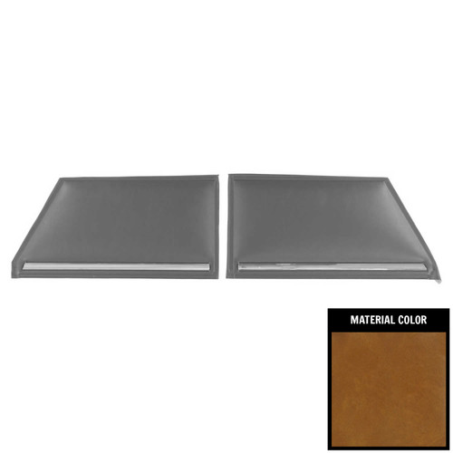 1981 Malibu; Coupe; Rear Side Panels; Camel