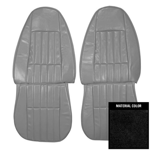 1981 Chevrolet Camaro Standard Black Front Bucket Seat Covers