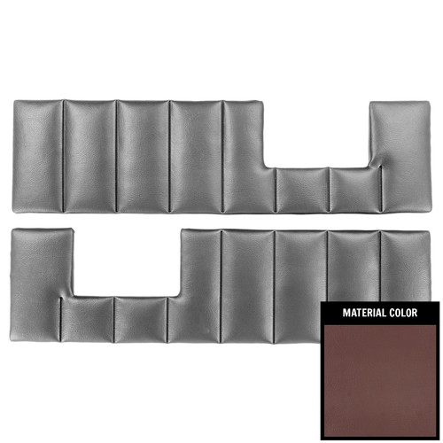 1981-1991 GM Truck/Blazer/Jimmy/Suburban Maroon Vinyl Front Door Panel Inserts