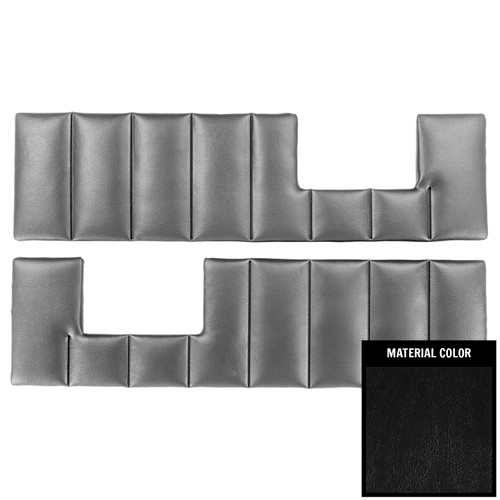 1981-1991 GM Truck/Blazer/Jimmy/Suburban Black Vinyl Front Door Panel Inserts