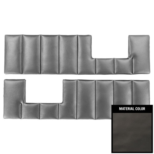 1981-1991 GM Truck/Blazer/Jimmy/Suburban Charcoal Vinyl Front Door Panel Inserts