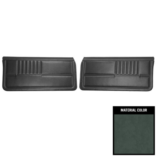 1982-1985 Chevrolet Camaro Standard Pre-Assembled Gray Front Door Panels (82FD02-PB)