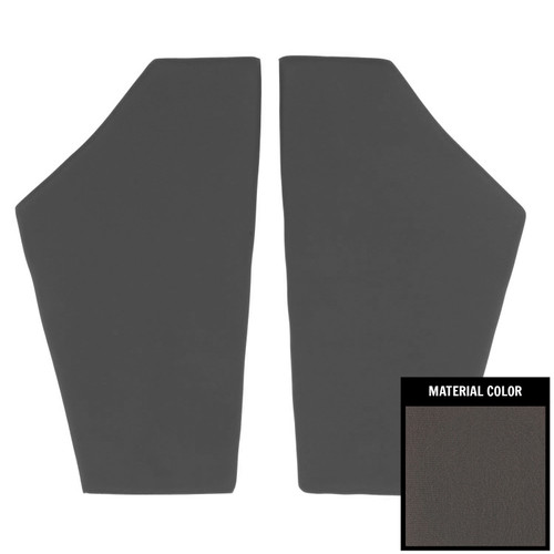 1982-92 Camaro, Firebird; Coupe; Cloth Sail Panels; Medium Gray