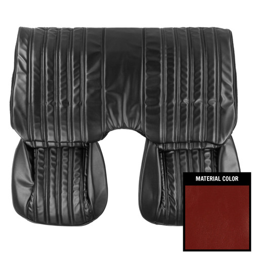 1982-85 Camaro; Coupe; Standard Vinyl Rear Bench Seat Cover; Red