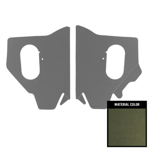 1962-63 Chevy II, Nova; Convertible; Kick Panels; Dark Green