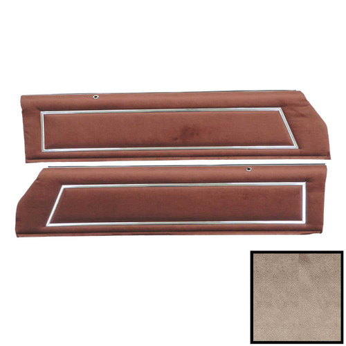 1981-87 Buick Regal; Limited; 2 Door Coupe; Pre-Assem Front Door Panels; Gray