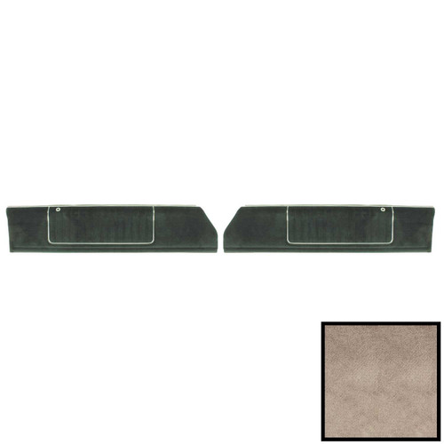 1986-1988 Chevrolet Monte Carlo Pre-Assembled Gray Front Door Panels