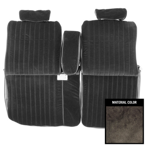 1986-88 Monte Carlo; Coupe; w/ Armrest; 55/45 Front Bench Seat Cover; Gray