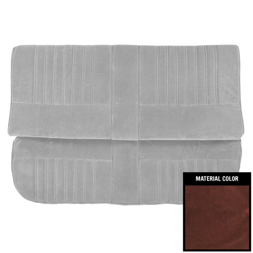 1986-87 Buick Regal; T-Type, Turbo-T; Coupe; Rear Bench Seat Cover; Maroon