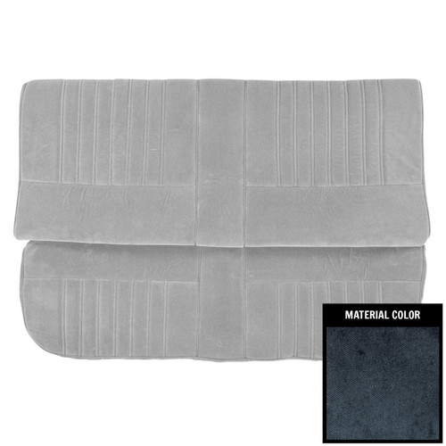 1986-87 Buick Regal; T-Type, Turbo-T; Coupe; Rear Bench Seat Cover; Blue