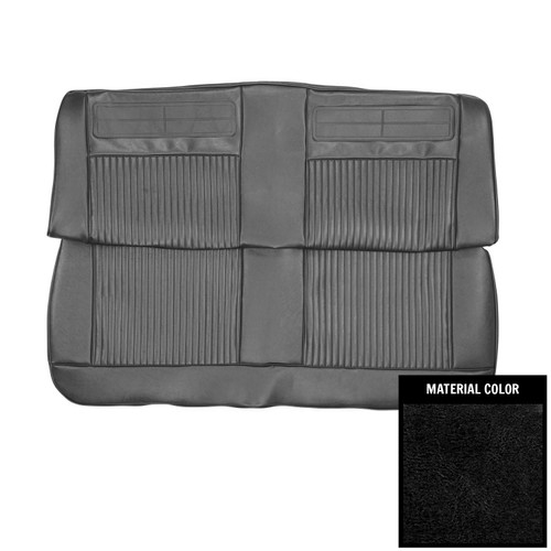 1962-64 Chevy II, Nova; 4 Door Sedan/Wagon; Front Bench Seat Cover; Black