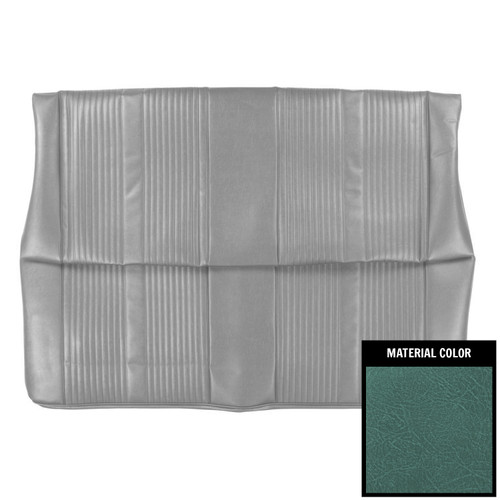 1962-64 Chevy II, Nova; 4 Door Wagon; Rear Bench Seat Cover; Aqua