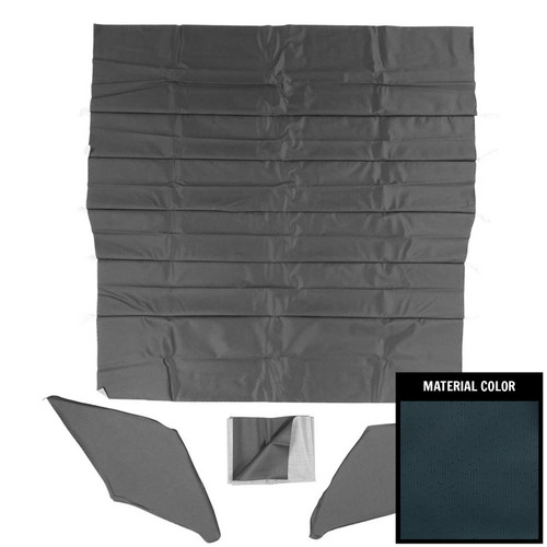 1970-74 Plymouth Cuda; Deluxe 5-Bow Perforated Headliner; Dark Blue