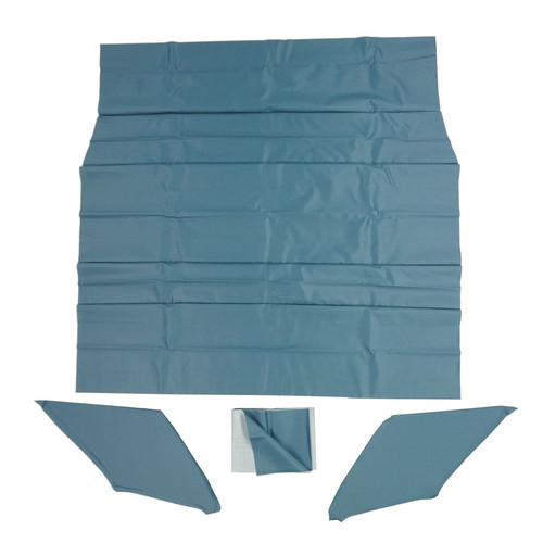 1970-74 Plymouth Cuda; Deluxe 4-Bow Perforated Headliner; Dark Blue