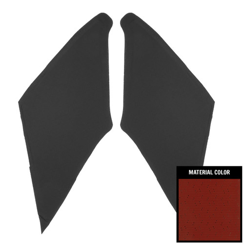 1970-74 Plymouth Cuda; Hardtop; Perforated Sail Panels; Dark Red