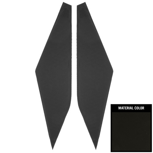 1966-67 Mopar B-Body; Hardtop; Perforated Sail Panels; Black