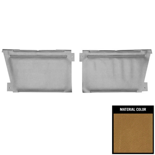 1967 Camaro/Firebird Standard Convertible Gold Rear Door Panels