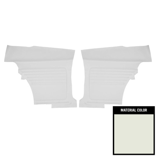 1968 Chevrolet Camaro Standard Hardtop White Rear Door Panels