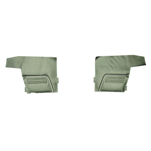 1969 Chevrolet Camaro Standard Convertible Dark Green Rear Door Panels