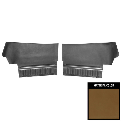 1970 Chevrolet Chevelle Convertible Light Saddle Rear Side Panels