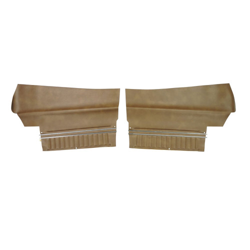 1971-1972 Chevrolet Chevelle Convertible Dark Saddle Rear Door Panels
