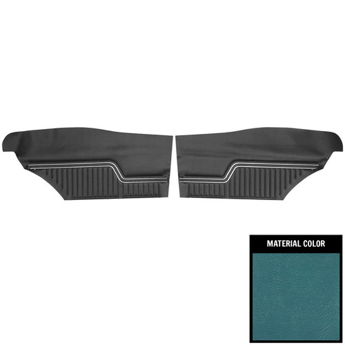 1970 Chevrolet Chevelle Hardtop Bright Blue Rear Door Panels