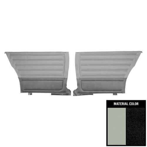 1965 Chevelle; 2 Door Hardtop; Rear Side Panels; White/Black